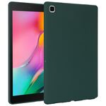 Per Samsung Galaxy Tab A 8.0 2019 / T290 Custodia per tablet in TPU delicata sulla pelle con olio spray (verde intenso)