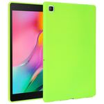 Per Samsung Galaxy Tab A 8.0 2019 / T290 Custodia per tablet in TPU delicata sulla pelle con spray a olio (verde fluorescente)