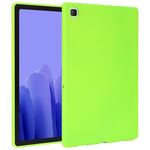 Per Samsung Galaxy Tab A7 2020 / T500 Custodia per tablet in TPU delicata sulla pelle con olio spray (verde fluorescente)