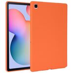 Per Samsung Galaxy Tab S6 Lite P610 Custodia per tablet in TPU delicata sulla pelle con olio spray (arancione)