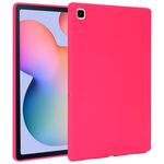 Custodia per tablet in TPU delicata sulla pelle per Samsung Galaxy Tab S6 Lite P610 con olio spray (rosa rosso)