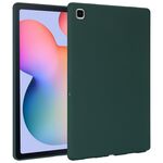Per Samsung Galaxy Tab S6 Lite P610 Custodia per tablet in TPU delicata sulla pelle con olio spray (verde intenso)