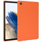 Per Samsung Galaxy Tab A8 X200 Custodia per tablet in TPU delicata sulla pelle con spray all'olio (arancione)