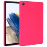 Per Samsung Galaxy Tab A8 X200 Custodia per tablet in TPU delicata sulla pelle con spray all'olio (rosa rossa)