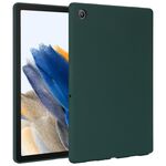 Per Samsung Galaxy Tab A8 X200 Custodia per tablet in TPU delicata sulla pelle con spray all'olio (verde intenso)