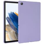 Per Samsung Galaxy Tab A8 X200 Custodia per tablet in TPU delicata sulla pelle con spray all'olio (viola)