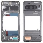 Piastra con cornice LCD per alloggiamento anteriore originale per Google Pixel 8 Pro (nero)