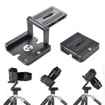 Supporto per piastra a sgancio rapido con testa a sfera con testa a treppiede inclinabile tipo Z pieghevole per fotocamera DSLR