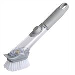 Spazzola per pulizia con spazzola antiaderente per riempimento automatico di liquidi con manico lungo da cucina, Stile: Brush