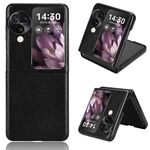 Per OPPO Trova N3 Flip Litchi Texture Cover posteriore Custodia per telefono (Nero)