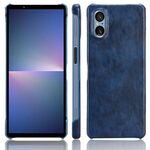 Per Sony Xperia 5 V Custodia per telefono con cover posteriore con texture Litchi (blu)