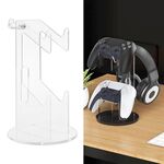 Per PS4 / PS5 YX029 Supporto per display da tavolo per gamepad per cuffie (trasparente)