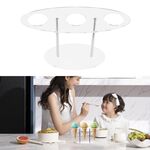 YX035 Espositore per gelato in acrilico con cremagliera per cono gelato (trasparente)