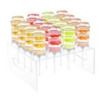 YX043 Espositore per cono torta Tui Tui Le acrilico trasparente Espositore per cupcake a 16 fori