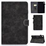 Custodia per tablet in pelle con vibrazione orizzontale per Samsung Galaxy Tab A9 (grigio)