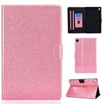 Custodia per tablet in pelle glitterata per Samsung Galaxy Tab A9 (rosa)