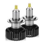 V2 1 paio H7 35W 6000K 4000LM faro LED per auto a 6 lati (bianco freddo)