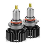 V2 1 paio 9006 35W 6000K 4000LM faro LED per auto a 6 lati (bianco freddo)
