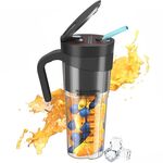 Mini estrattori elettrici portatili Spremiagrumi multifunzionale con ricarica USB (nero)