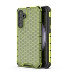 Custodia per telefono a nido d'ape antiurto per Samsung Galaxy S23 FE 5G (verde)