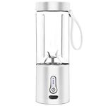 Mini spremiagrumi elettrico portatile multifunzionale USB ricaricabile con tazza per estrattore di succo (bianco)