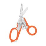 Forbici pieghevoli per gadget multifunzionali per pronto soccorso all'aperto (arancione)