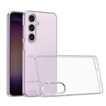 Per Samsung Galaxy S24 5G Custodia per telefono in TPU con texture impermeabile (trasparente)