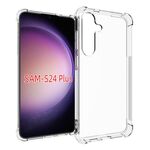 Per Samsung Galaxy S24+ 5G Custodia per telefono in TPU antiurto e antiscivolo (trasparente)