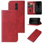 Custodia per telefono in pelle con chiusura magnetica per Ulefone Armor X12 (rossa)
