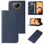 Custodia per telefono in pelle con chiusura magnetica per Ulefone Armor X13 (blu)