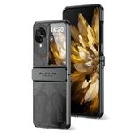Per OPPO Find N3 Flip Angel Wings Custodia per telefono elettrolitico smerigliato (nero)