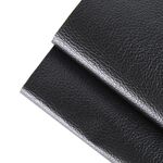 30 x 137 cm Pelle autoadesiva per toppa di riparazione divano Seggiolino auto Adesivo in pelle PVC (Nero)