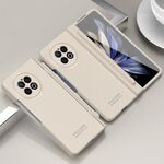 Per vivo X Fold2 Serie Straordinaria Custodia per telefono pieghevole con cerniera a copertura totale con slot per penna e stilo (Bianco)