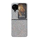 Per OPPO Find N3 Custodia per telefono antiurto satinata con glitter glitterato (nero)