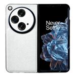 Per OPPO Find N3 / OnePlus Open Litchi Texture PU + Custodia per telefono antiurto per PC (bianca)