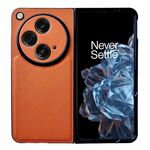 Per OPPO Find N3 / OnePlus Open Litchi Texture PU + Custodia per telefono antiurto per PC (marrone)