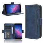 Per Cloud Mobile Stratus C7 Skin Feel Calf Texture Slot per schede Custodia in pelle per telefono (blu)