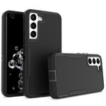 Per Samsung Galaxy S22 5G 2 in 1 custodia magnetica per PC + TPU (nera)