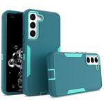 Per Samsung Galaxy S22 5G 2 in 1 custodia magnetica per PC + TPU (blu + blu verde)