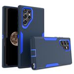 Per Samsung Galaxy S22 Ultra 5G 2 in 1 custodia magnetica per PC + TPU (blu reale + blu scuro)