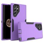 Per Samsung Galaxy S22 Ultra 5G 2 in 1 custodia magnetica per PC + TPU (viola + nero)