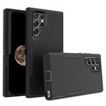 Per Samsung Galaxy S22 Ultra 5G 2 in 1 custodia magnetica per PC + TPU (nera)