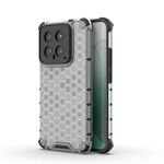Per Xiaomi 14 Custodia antiurto per telefono a nido d'ape (bianca)