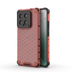 Per Xiaomi 14 Custodia antiurto per telefono a nido d'ape (rossa)