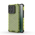 Per Xiaomi 14 Custodia antiurto per telefono a nido d'ape (verde)