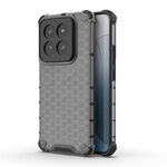 Per Xiaomi 14 Pro Custodia antiurto per telefono a nido d'ape (nera)