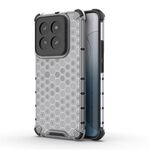 Per Xiaomi 14 Pro Custodia antiurto per telefono a nido d'ape (bianca)