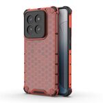 Per Xiaomi 14 Pro Custodia antiurto per telefono a nido d'ape (rossa)