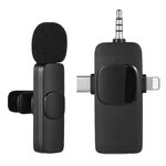 Microfoni Lavalier wireless 2 in 1 per iPhone/Android
