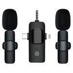 Microfoni Lavalier wireless 3 in 1 per iPhone / Android